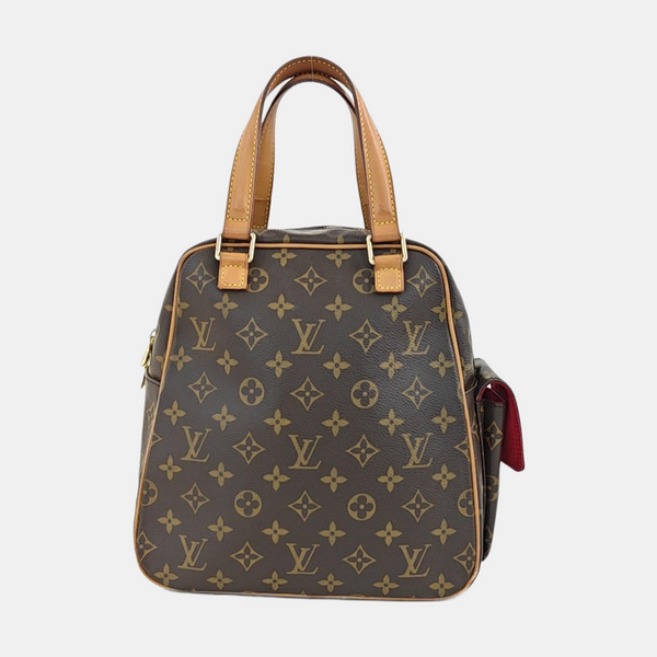EXCENTRI-CITE Monogram Coated Canvas Brown