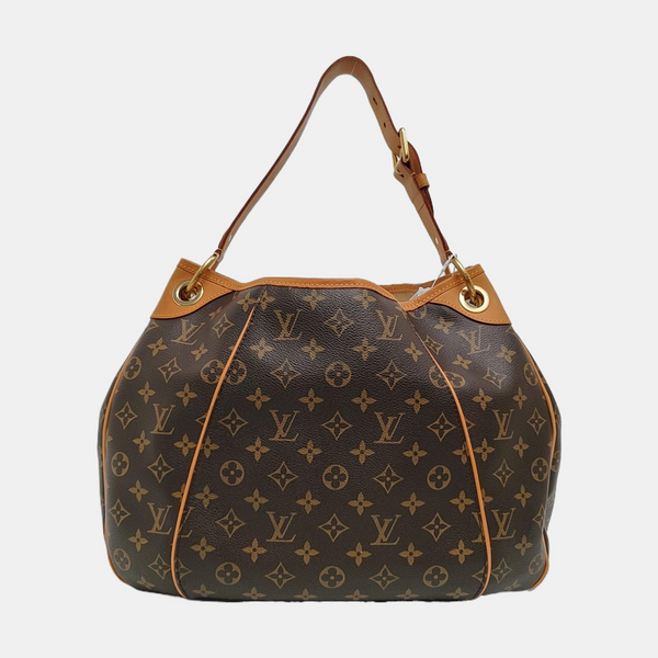 GALLIERA PM Monogram Coated Canvas Brown