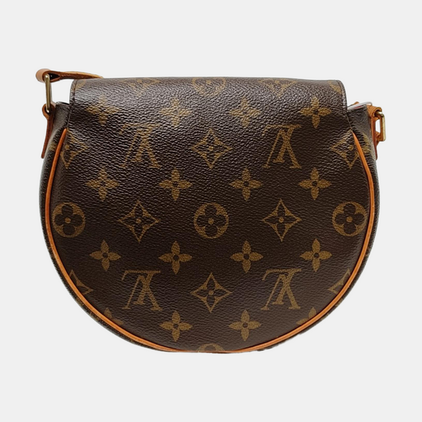 TAMBOURINE Monogram Coated Canvas Brown