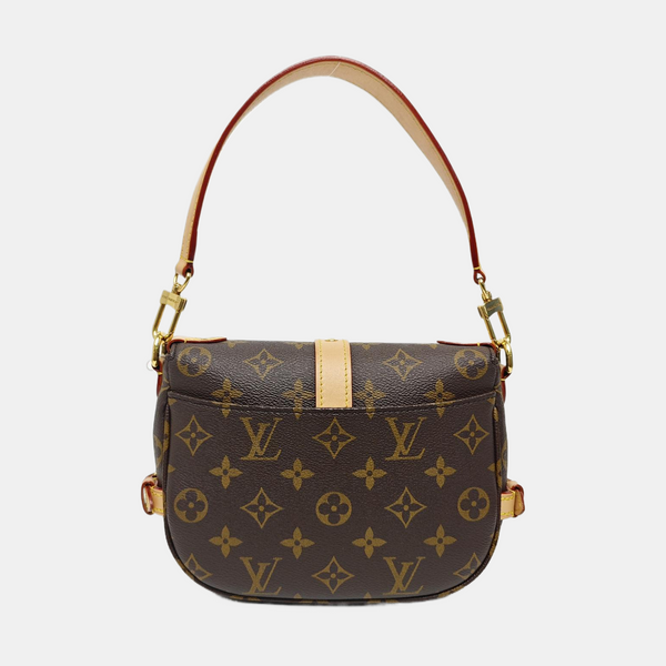 SAUMUR BB Monogram Coated Canvas Brown
