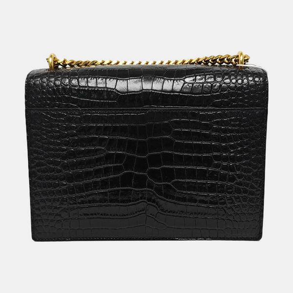 SUNSET Medium Calfskin Black