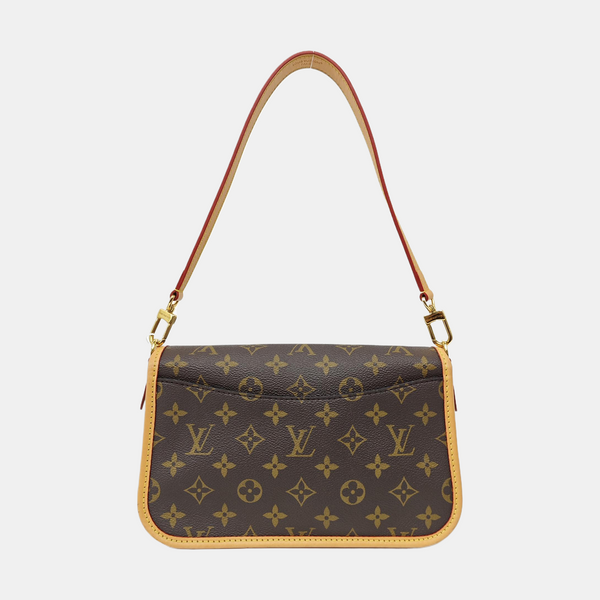 DIANE Monogram Coated Canvas Brown