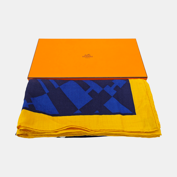 Cashmere Scarf Blue
