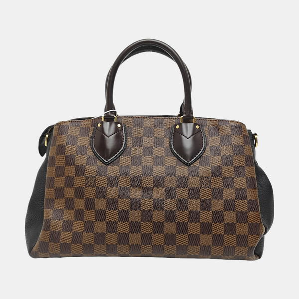 NORMANDY Damier Ebene Coated Canvas Brown