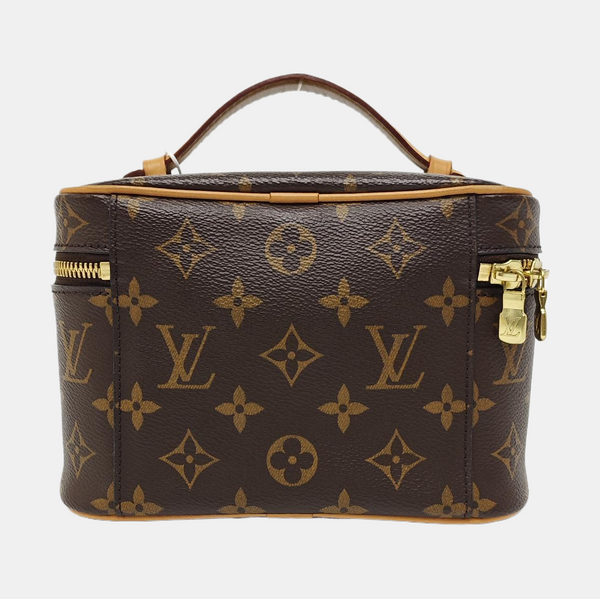 NICE Mini Monogram Coated Canvas Brown