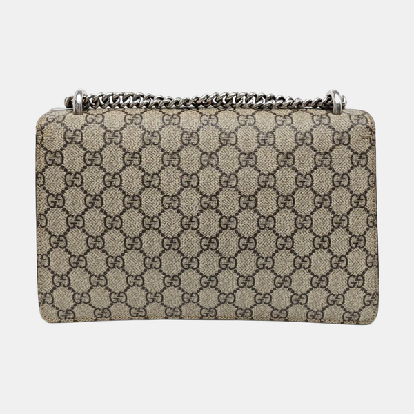 Dionysus Small Monogram Coated Canvas Black