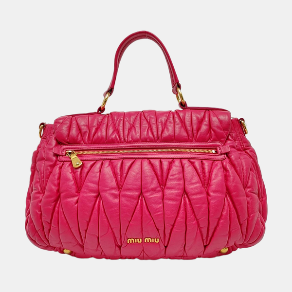 Quilted Lambskin Red
