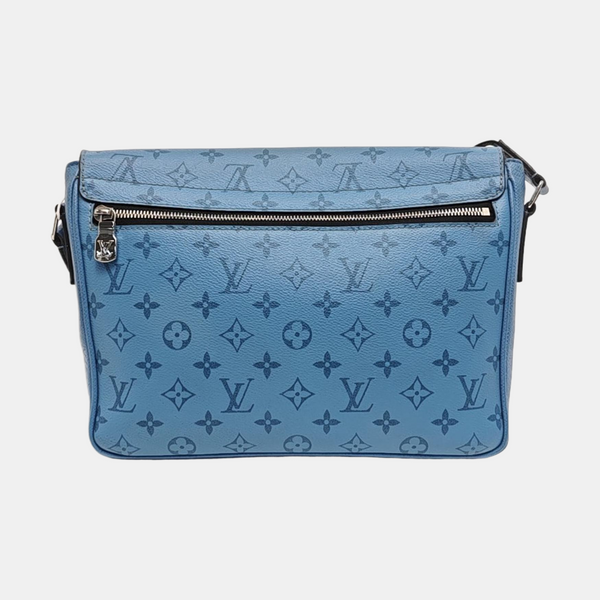 TAIGARAMA Monogram Coated Canvas Blue