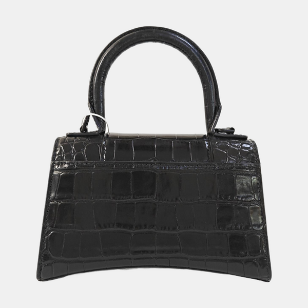 Hourglass Small Calfskin Black