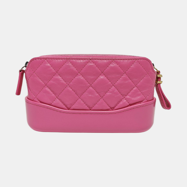 GABRIELLE Mini Quilted Calfskin Red