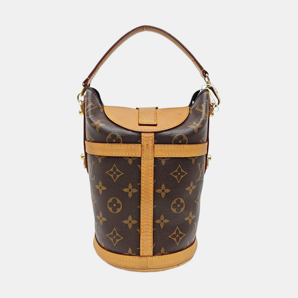 DUFFLE Monogram Coated Canvas Brown