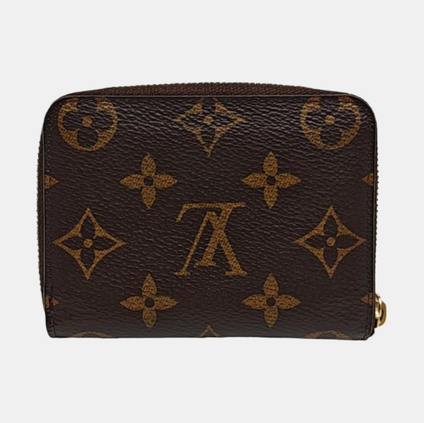 ZIPPY Monogram Coated Canvas Brown Wallet