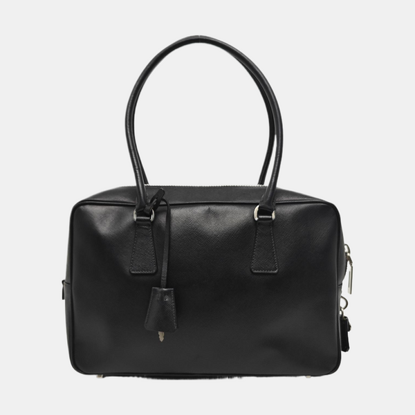 Bauletto Saffiano Saffiano Calfskin Black