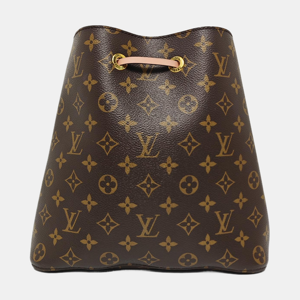 NÉONOÉ MM Monogram Coated Canvas Brown