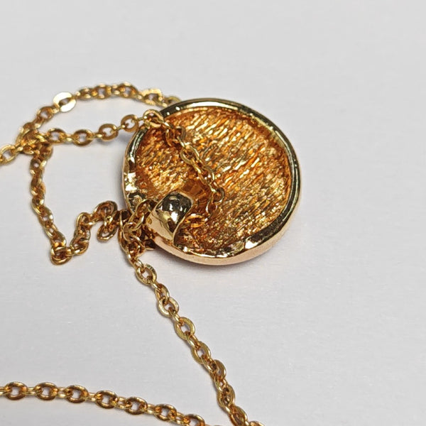 Petit CD Metal Gold Necklace