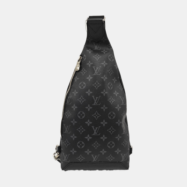 DUO Monogram Coated Canvas Black