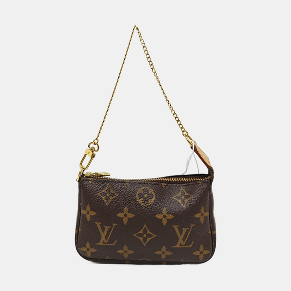 ACCESSOIRES Mini Monogram Coated Canvas Brown