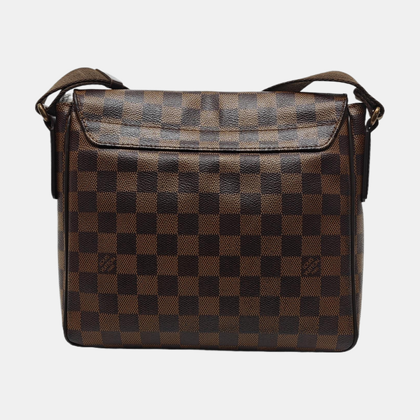 BROOKLYN Damier Ebene Coated Canvas Brown