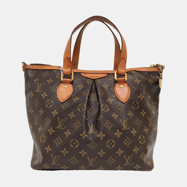 PALERMO PM Monogram Coated Canvas Brown