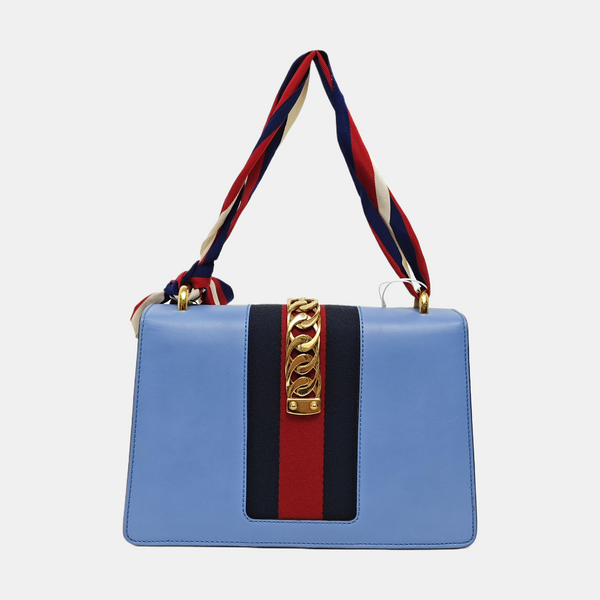 Sylvie Small Calfskin Blue