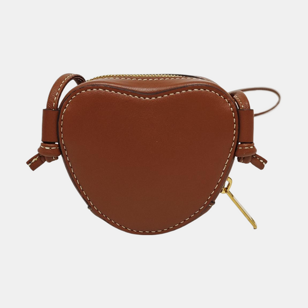 Calfskin Shoulder Bag Brown