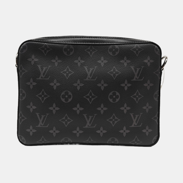 TRIO Monogram Coated Canvas Gray