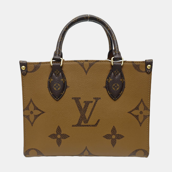 ONTHEGO PM Monogram Coated Canvas Brown