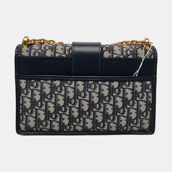 30 Montaigne Oblique Canvas Blue