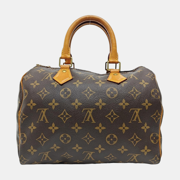 SPEEDY 25 Monogram Coated Canvas Brown