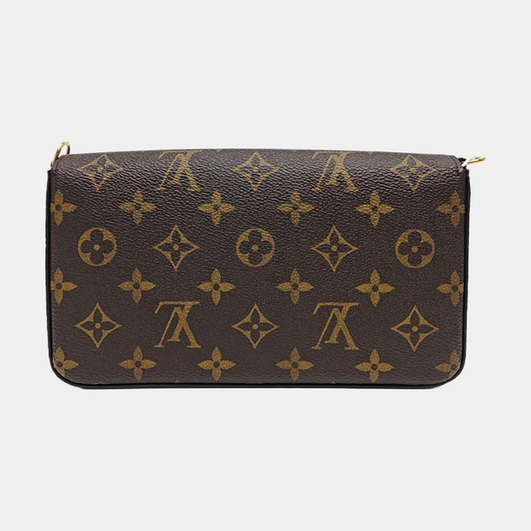 FÉLICIE Monogram Coated Canvas Brown