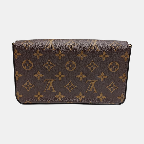 FÉLICIE Monogram Coated Canvas Brown