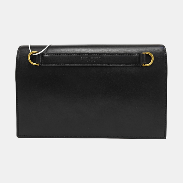 Calfskin Shoulder Bag Black
