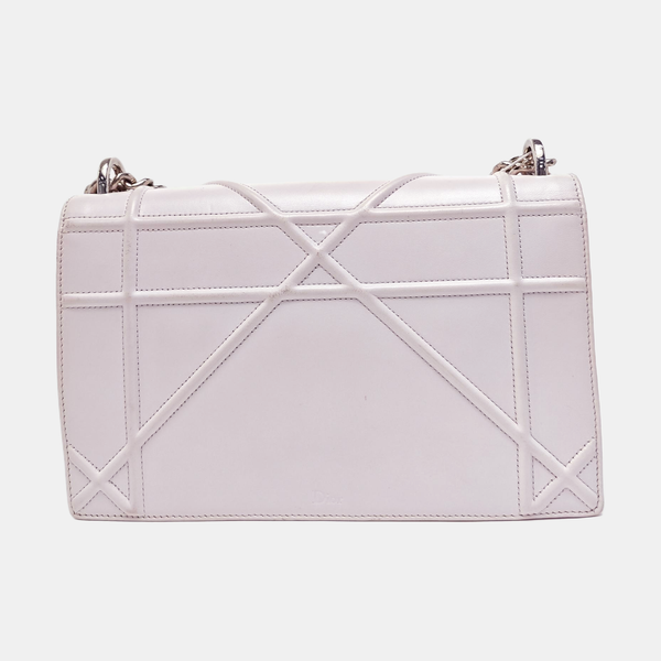 Diorama Medium Cannage Calfskin Pink