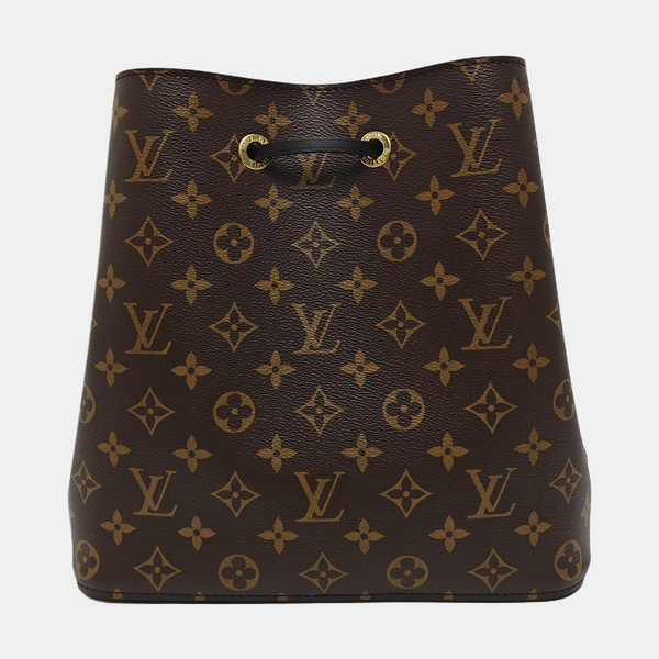 NÉONOÉ MM Monogram Coated Canvas Brown