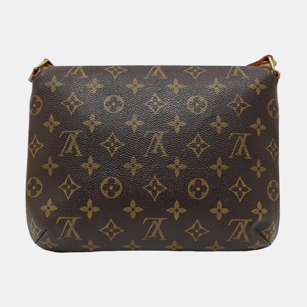 MUSETTE TANGO Monogram Coated Canvas Brown