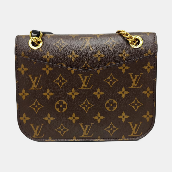 PASSY Monogram Coated Canvas Brown