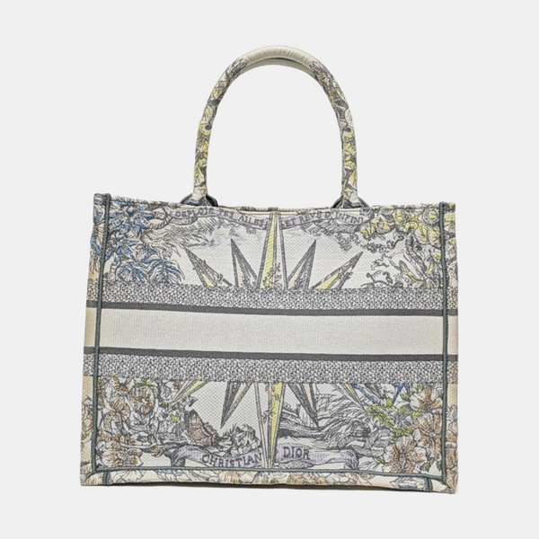 Book Tote Medium Fabric Gray