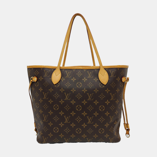NEVERFULL MM Monogram Coated Canvas Brown
