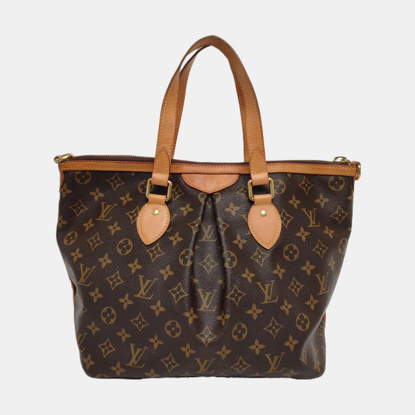 PALERMO PM Monogram Coated Canvas Brown