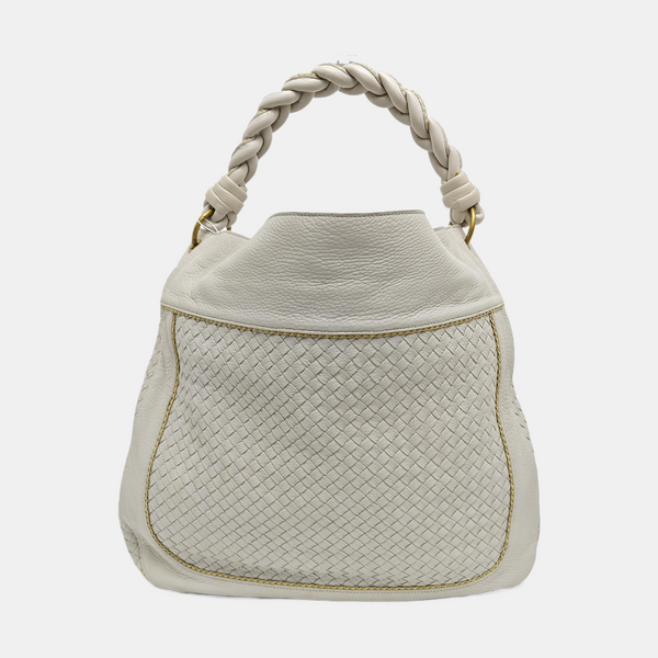 Lambskin Shoulder Bag White