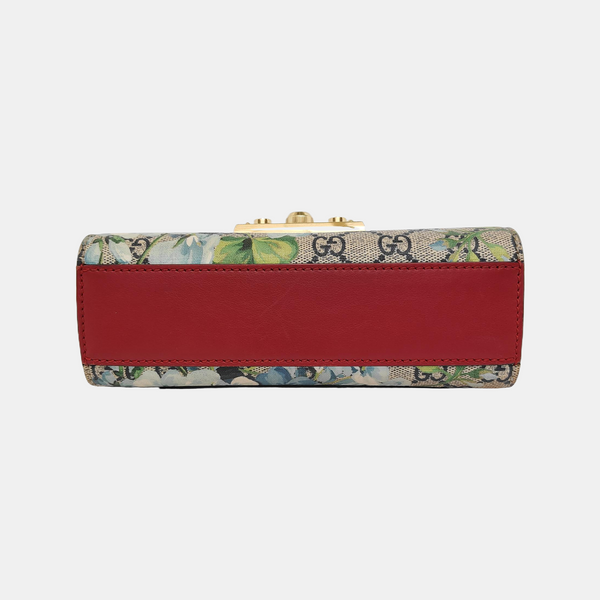 Padlock Small Monogram Coated Canvas Beige