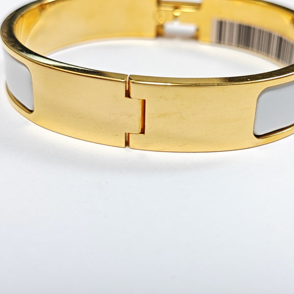 Clic H Metal Gold Bangle