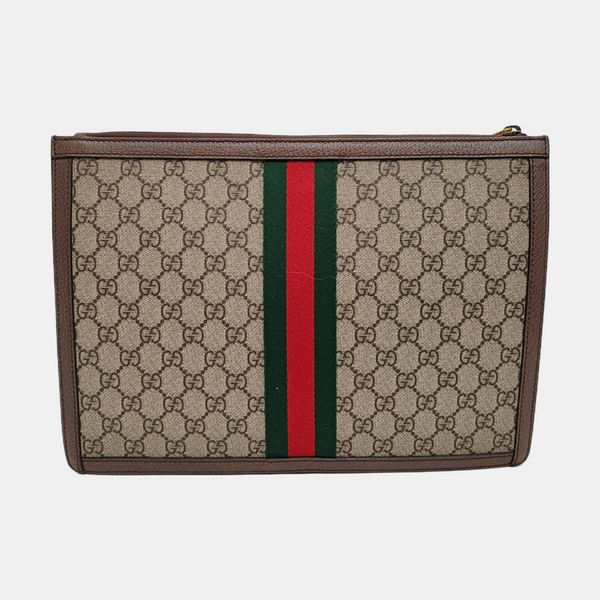 Ophidia Monogram Coated Canvas Beige