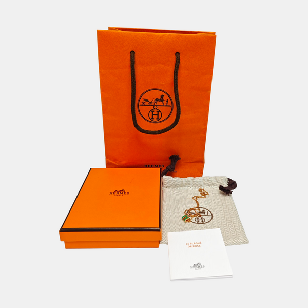 Pop H Metal Rose Gold Necklace