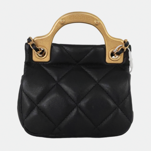 Quilted Calfskin Black