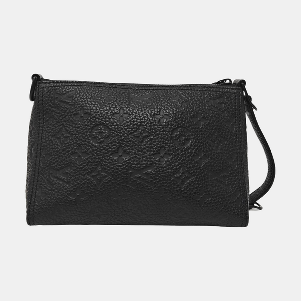 TRIANGLE Monogram Calfskin Black
