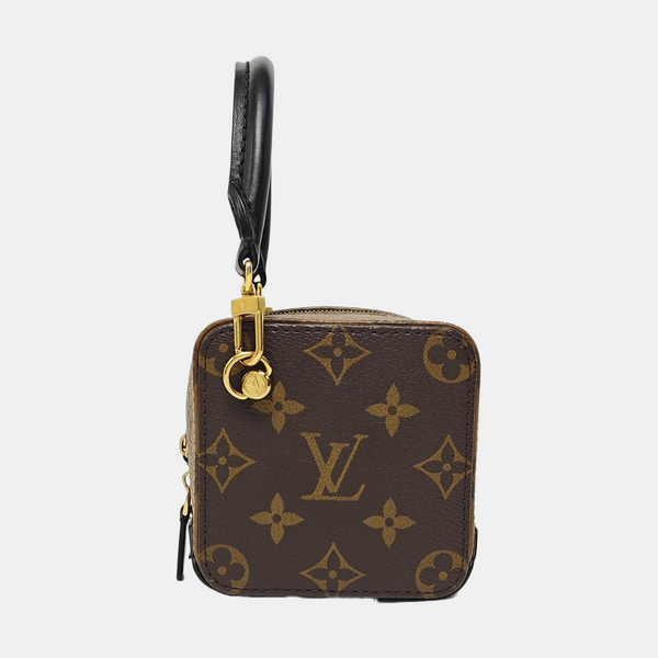 Monogram Coated Canvas Shoulder Bag Brown