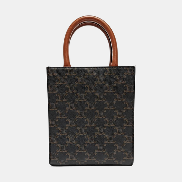 CABAS CELINE Mini Coated Canvas Brown