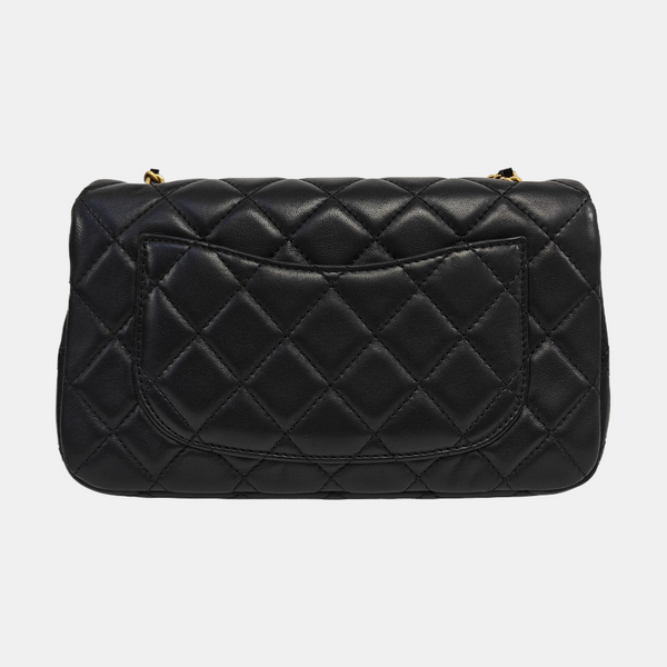 CLASSIC FLAP Mini Quilted Lambskin Black