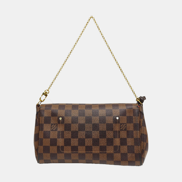 FAVORITE MM Damier Ebene Coated Canvas Brown